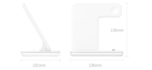 Compatible Mobile Phone Watch Earphone Wireless Charger 3 in 1 Wireless Charger Stand